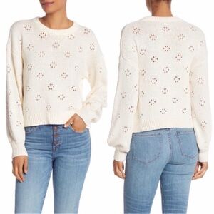 Madewell Pointelle Knit Sweater